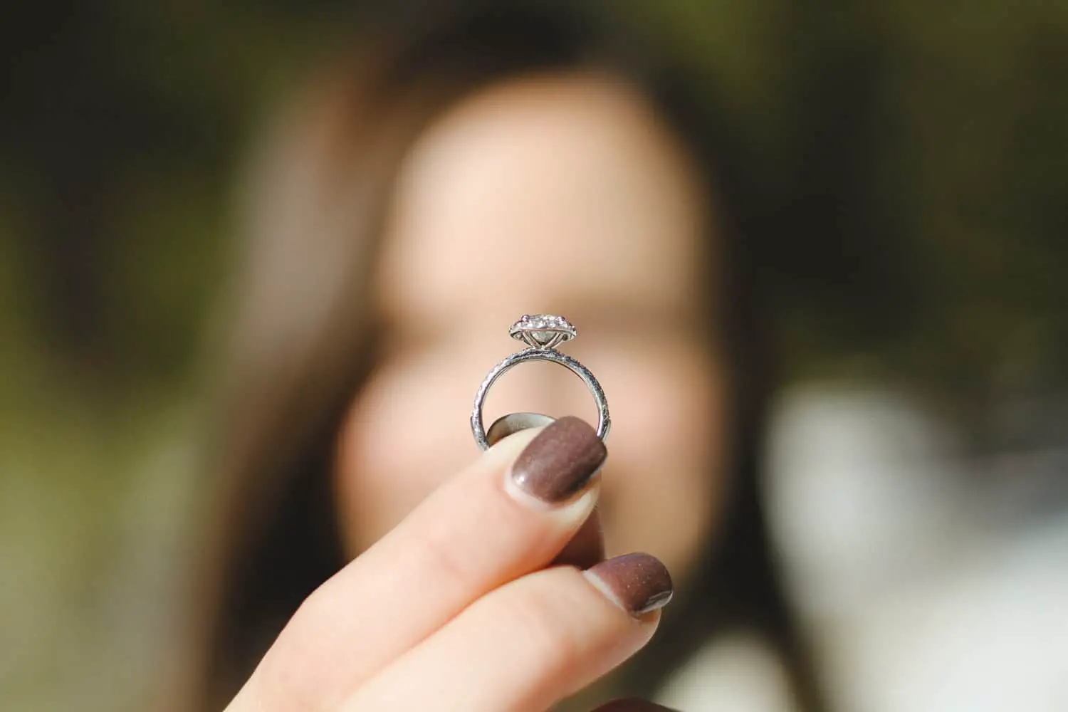 ring blurred background