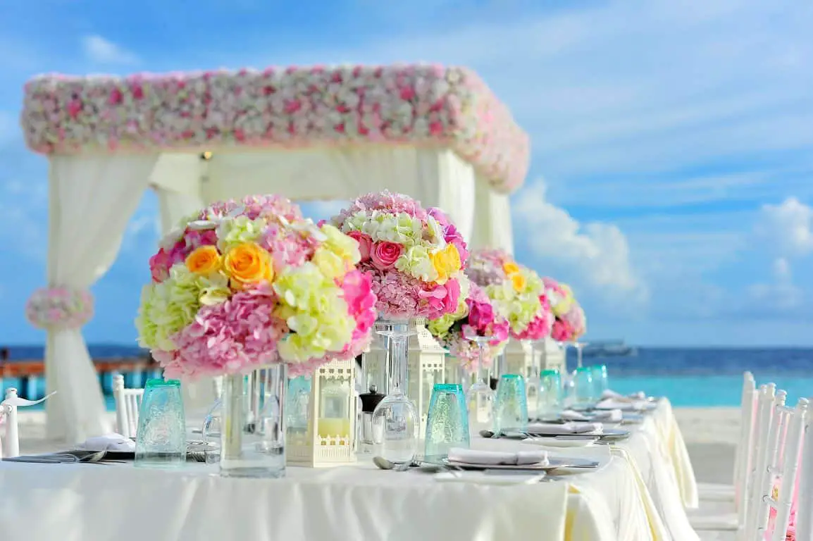 Wedding Flowers Reception Decoration