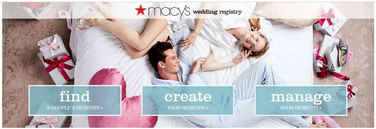 Macy’s Bridal Registry