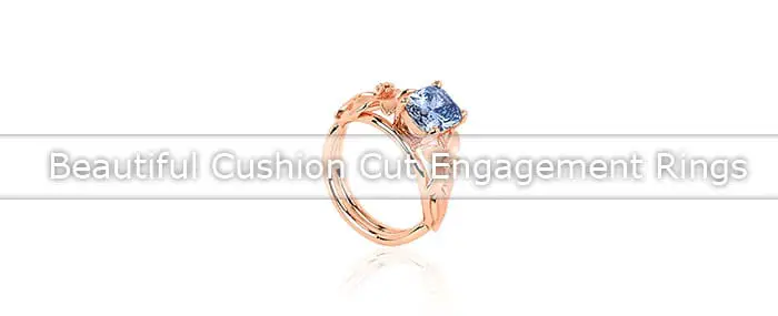 cushion cut diamond ring