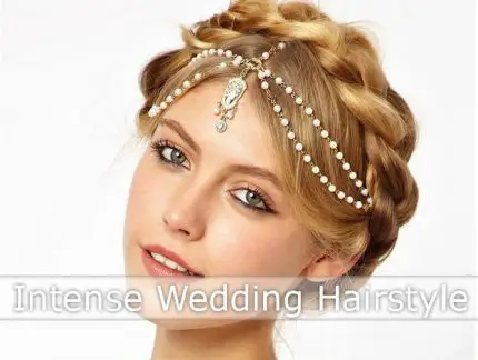 intense wedding hairstyle