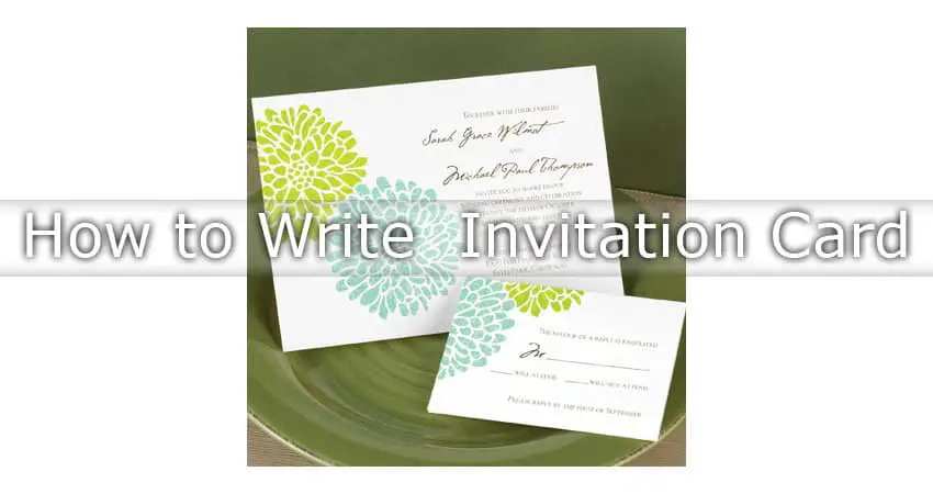 wedding invitation card
