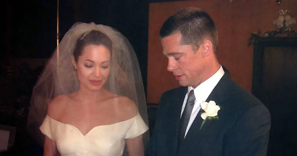 Brad Pitt and Angelina Jolie's wedding